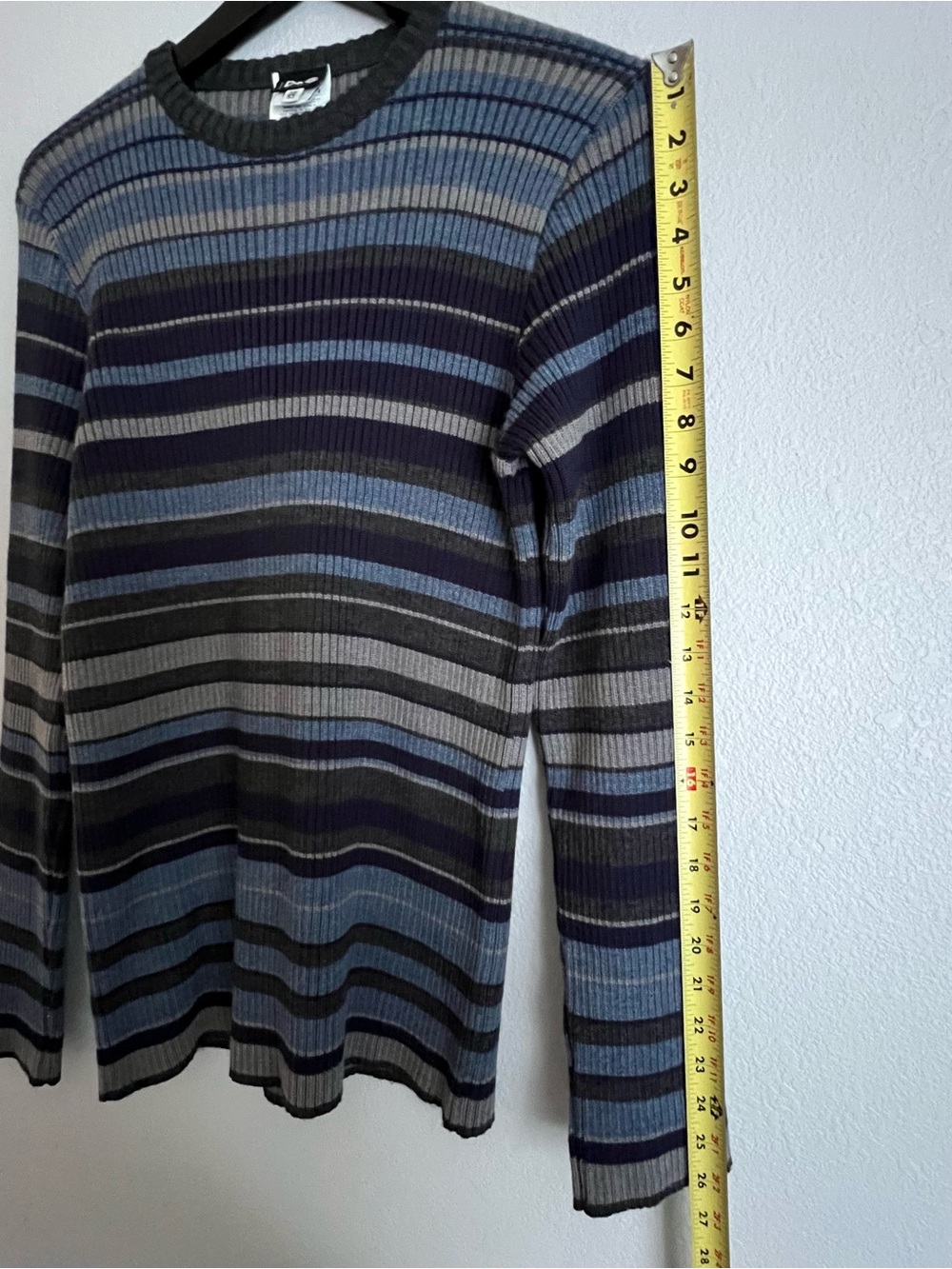 Vintage Dolce & Gabbana Women’s Wool Striped Sweater Size 38 Blue - Picture 7 of 8